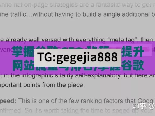 掌握谷歌 SEO 秘籍，提升网站流量与排名,掌握谷歌SEO，提升网站排名的终极指南
