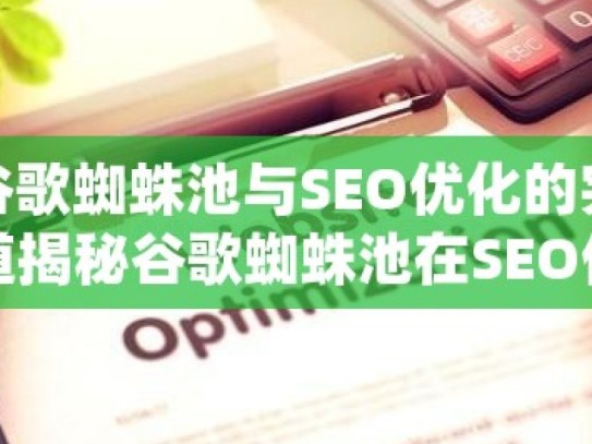 探索谷歌蜘蛛池与SEO优化的完美融合之道揭秘谷歌蜘蛛池在SEO优化中的秘密武器！