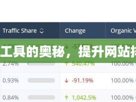 探索谷歌 SEO 工具的奥秘，提升网站排名的秘密武器