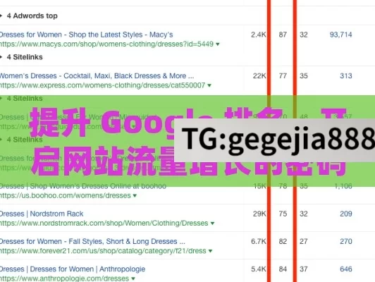 提升 Google 排名，开启网站流量增长的密码,Google排名提升