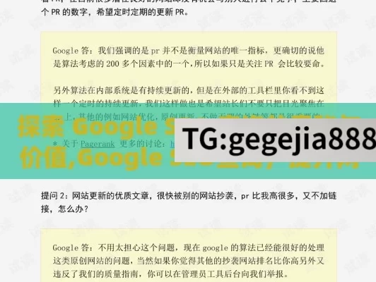 探索 Google SEO 查询的奥秘与价值,Google SEO查询，提升网站排名的关键步骤