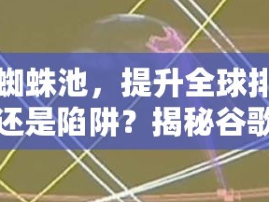 谷歌蜘蛛池，提升全球排名的神器还是陷阱？揭秘谷歌蜘蛛池，真的能提升你的全球排名吗？