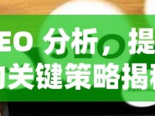 谷歌 SEO 分析，提升网站排名的关键策略揭秘谷歌SEO分析，提升网站排名的秘诀