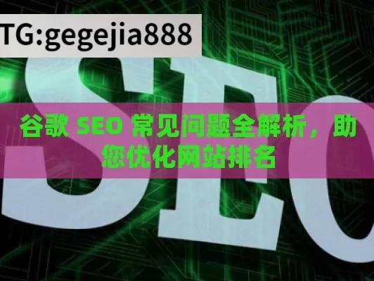 谷歌 SEO 常见问题全解析，助您优化网站排名