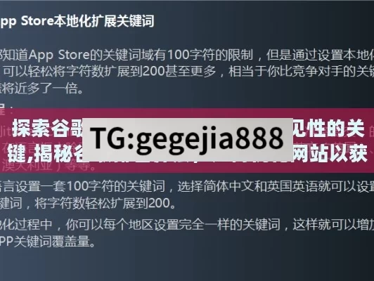 探索谷歌排名算法，提升网站可见性的关键,揭秘谷歌排名算法，如何优化网站以获得更好的搜索结果？