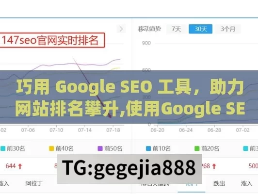 巧用 Google SEO 工具，助力网站排名攀升,使用Google SEO工具来提升网站排名