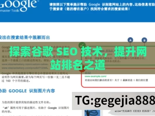 探索谷歌 SEO 技术，提升网站排名之道