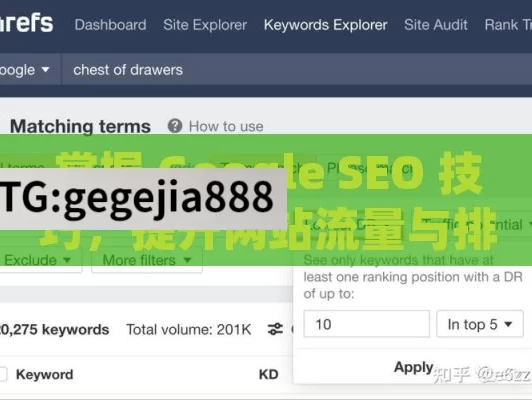 掌握 Google SEO 技巧，提升网站流量与排名,掌握Google SEO技巧