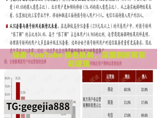 探索 YouTube 排名机制，深度剖析其背后逻辑，探索YouTube排名机制背后逻辑
