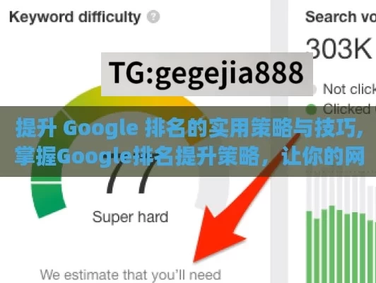 提升 Google 排名的实用策略与技巧,掌握Google排名提升策略，让你的网站脱颖而出！