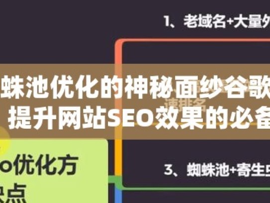 揭秘谷歌蜘蛛池优化的神秘面纱谷歌蜘蛛池使用技巧，提升网站SEO效果的必备工具！