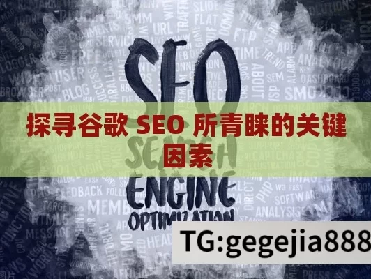 探寻谷歌 SEO 所青睐的关键因素