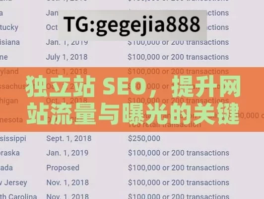 独立站 SEO，提升网站流量与曝光的关键,独立站SEO，解锁跨境电商成功密码