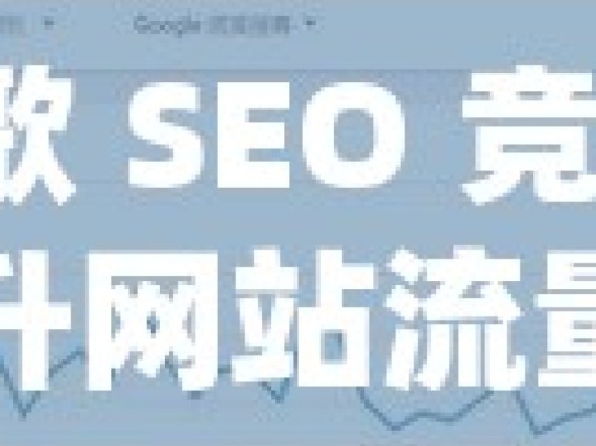 谷歌 SEO 竞价，提升网站流量的秘密武器