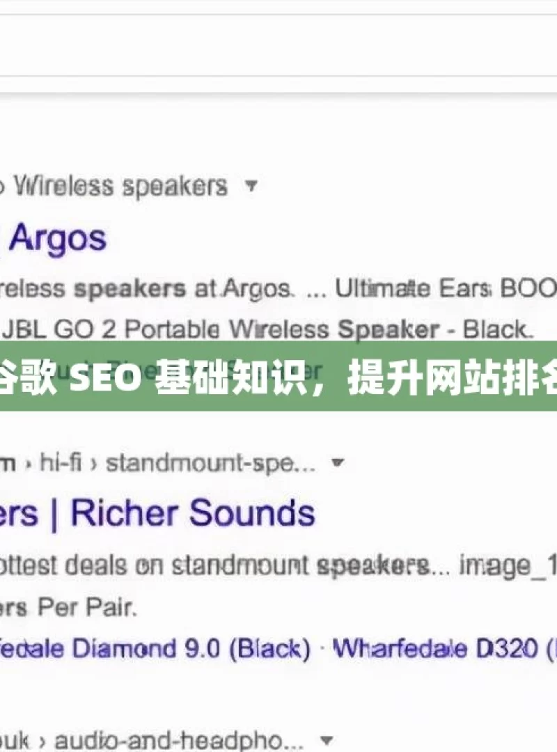 掌握谷歌 SEO 基础知识，提升网站排名秘籍