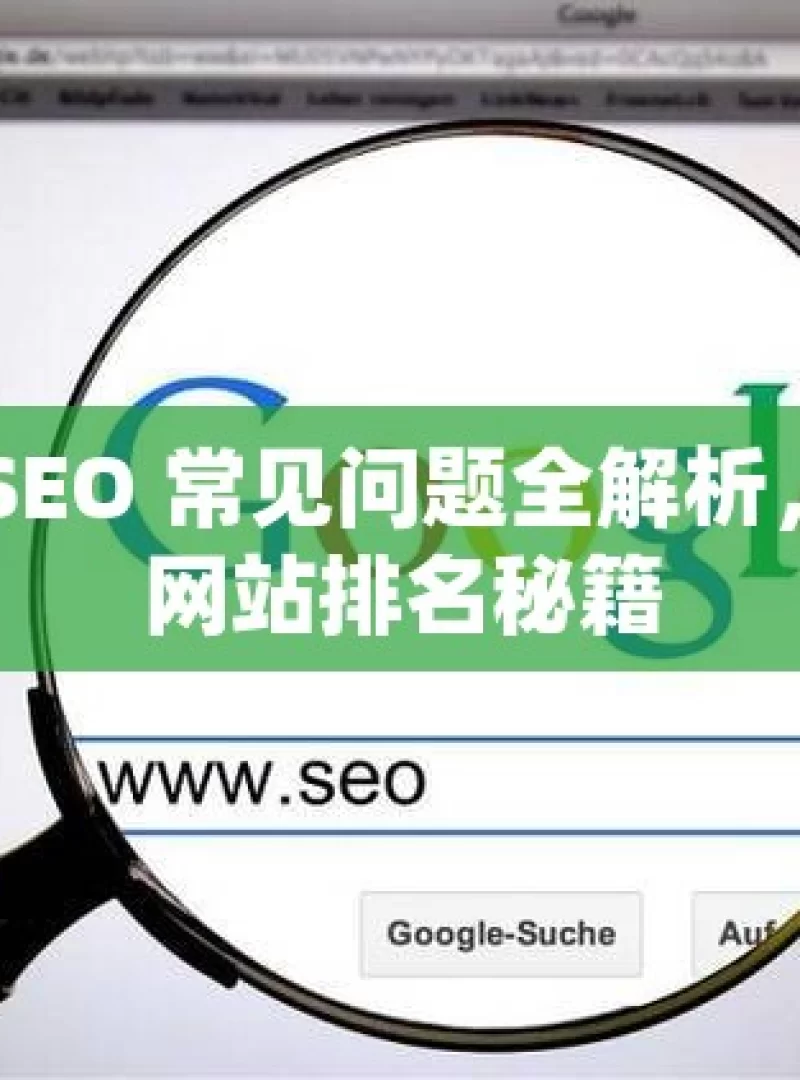 谷歌 SEO 常见问题全解析，提升网站排名秘籍