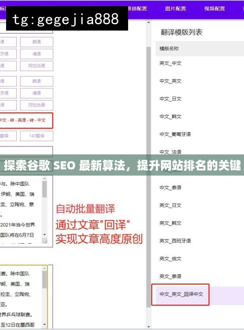 探索谷歌 SEO 最新算法，提升网站排名的关键