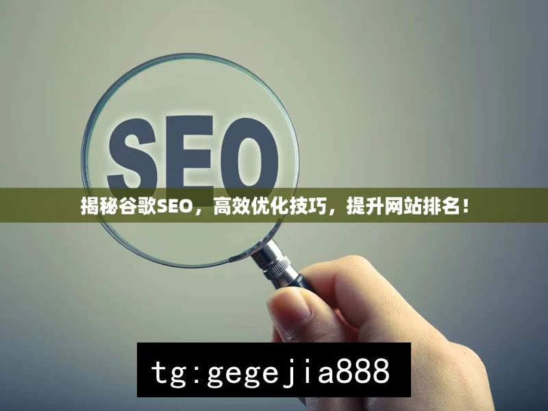 揭秘谷歌SEO，高效优化技巧，提升网站排名！