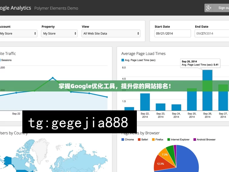 掌握Google优化工具，提升你的网站排名！