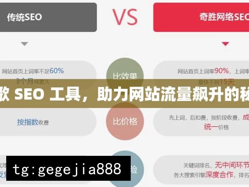 谷歌 SEO 工具，助力网站流量飙升的秘诀