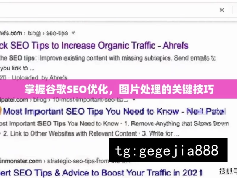 掌握谷歌SEO优化，图片处理的关键技巧