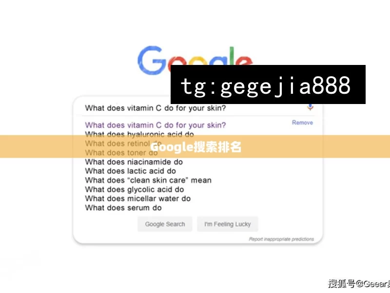 Google搜索排名