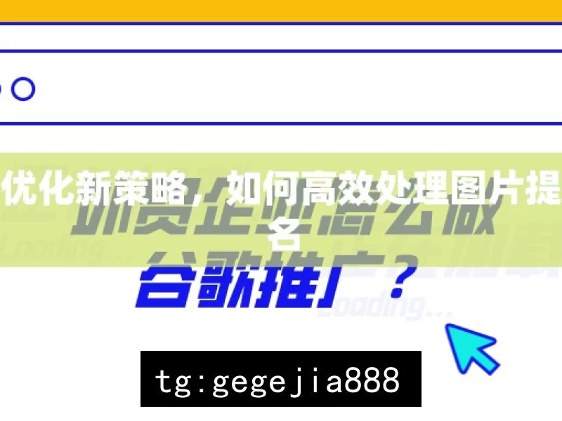 谷歌SEO优化新策略，如何高效处理图片提升网站排名