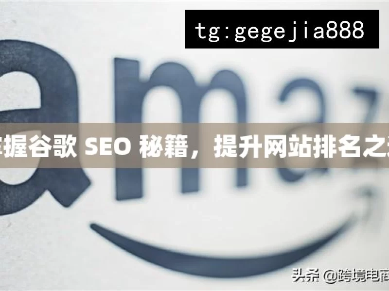 掌握谷歌 SEO 秘籍，提升网站排名之道