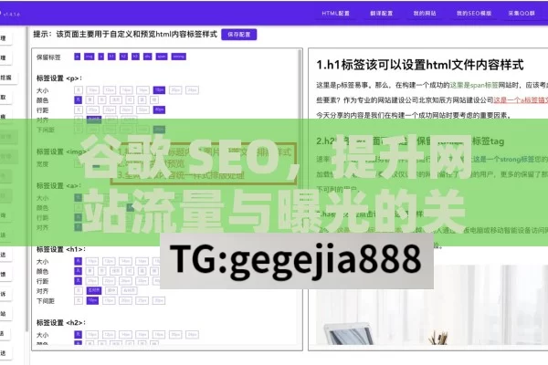 谷歌 SEO，提升网站流量与曝光的关键策略,谷歌SEO优化策略，提升网站排名的秘诀